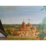 Средна картина масло на платно Испания - 3785